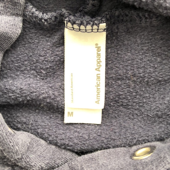 American Apparel 100% Cotton Sz M California Hoodie - Picture 2 of 4
